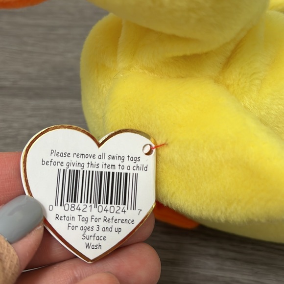 Beanie Babies Quakers the Duck - Picture 5 of 6